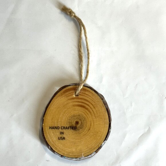 "Gone Fishing" 5 Rustic Wooden Pendant - HAND CRAFTED IN USA, NEW - Picture 15 of 15